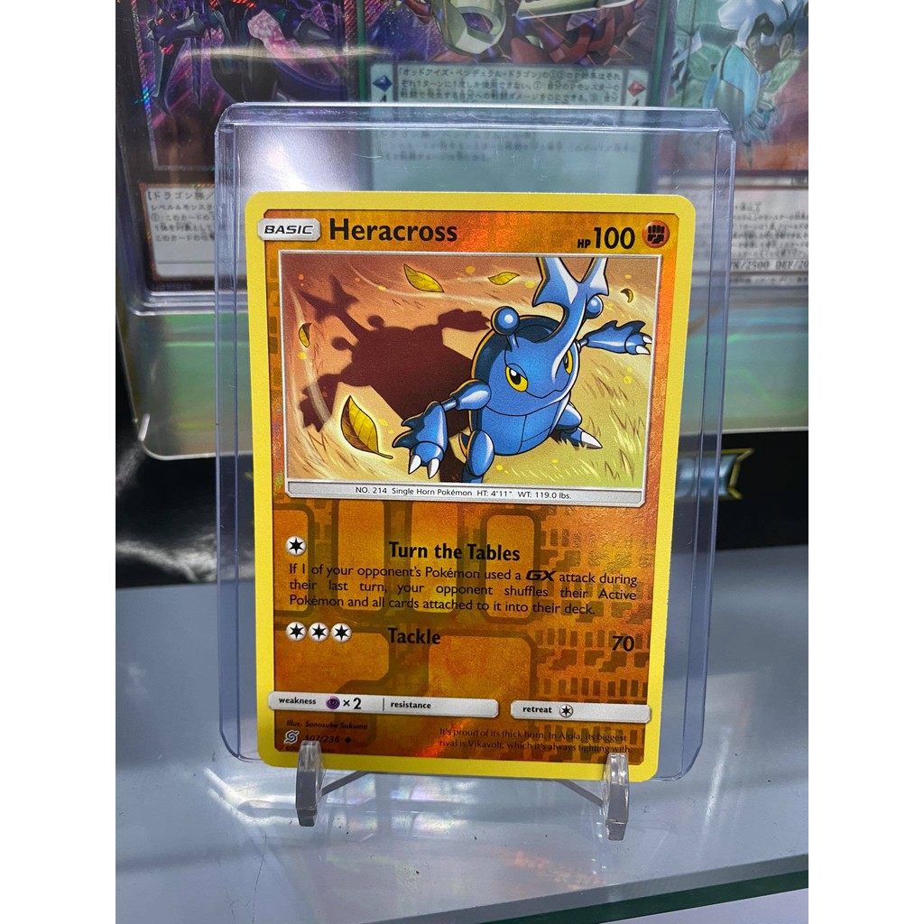 [ Dưa Hấu Yugioh ] Lá bài thẻ bài Pokemon Heracross