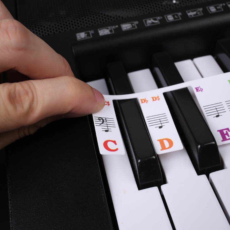 Giấy Dán Note 61 Phím 88 Phím Có Thể Tái Sử Dụng Cho Đàn Piano