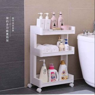 Kệ 3 tầng kệ để đồ đa năng có bánh xe