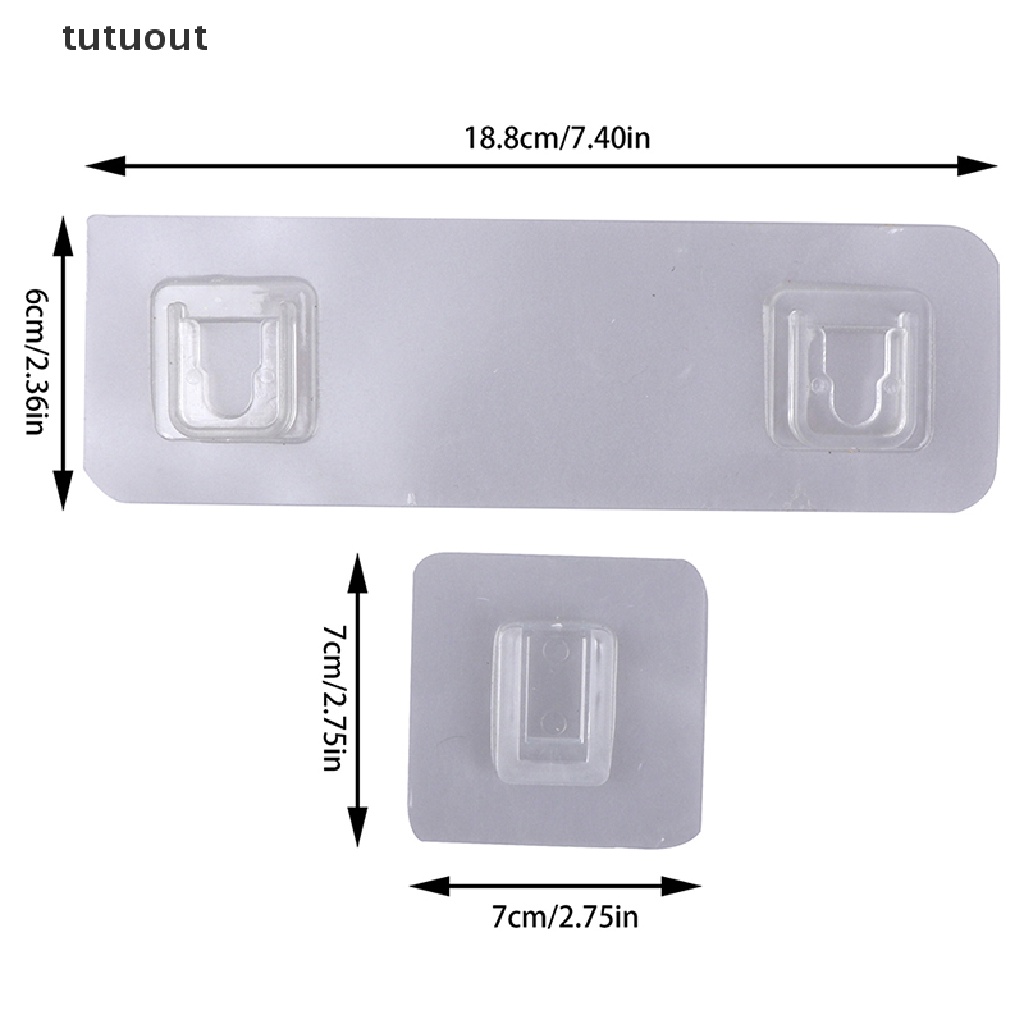 Móc Dán Tường Chống Nước Chắc Chắn Cho Nhà Bếp / Phòng Tắm