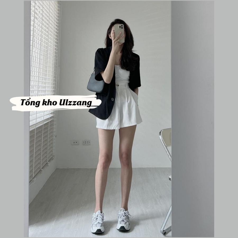Áo Blazer ngắn tay thời trang Hàn Quốc dễ phối đồ