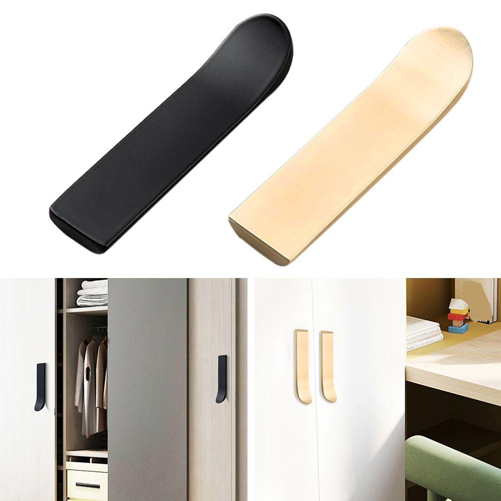 PINEVN Tay Nắm Cửa Tủ Bếp Dạng Cong Bằng Hợp Kim Kẽm