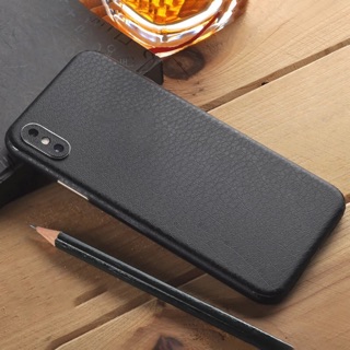 Decal dán lưng vân da cao cấp FULL viền cho các dòng iphone