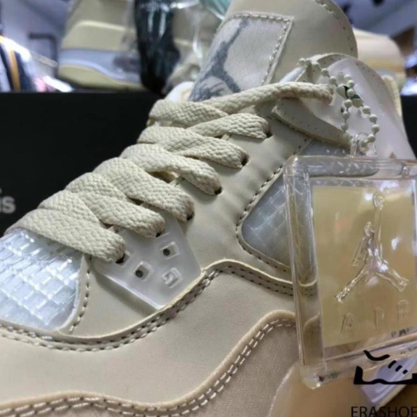 Giày  Jordan 4, Giày Sneaker JD4 Màu Vàng KemThời Trang Nam Nữ Full Box+Bill | BigBuy360 - bigbuy360.vn