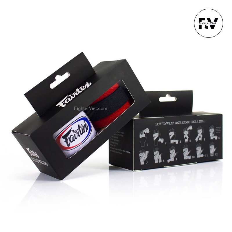 Quấn Tay Handwraps Fairtex Băng Đa Boxing 4.5m Cao Cấp Kèm Hộp