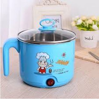 Nồi lẩu điện mini 18cm TMark, Ca điện nấu mì kiêm nồi lẩu mini siêu tiện lợi 18cm