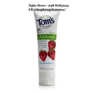 Kem đánh răng hữu cơ Tom's cho bé
