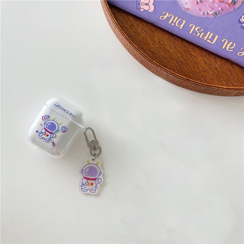Vỏ bảo vệ hộp sạc tai nghe Airpods1/2 bằng tpu mềm trong suốt