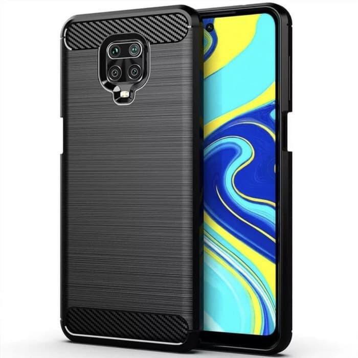 Ipaky Ốp Điện Thoại Sợi Carbon Cho Xiaomi Redmi Note 9 Pro