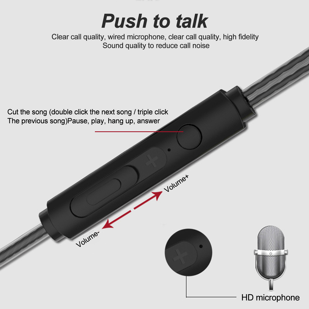 Tai Nghe Nhét Tai Ms M3 Có Nam Châm Kèm Mic Cho Điện Thoại | BigBuy360 - bigbuy360.vn