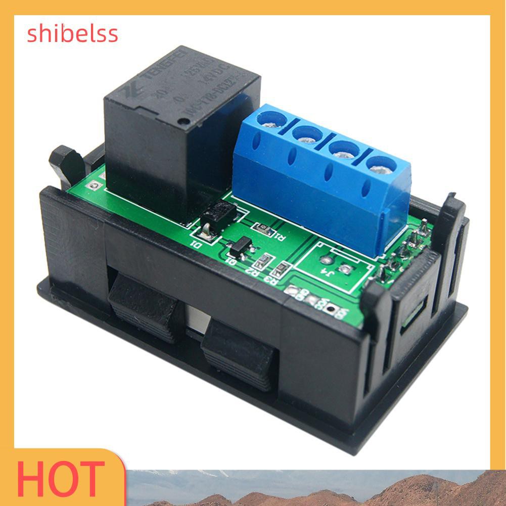 （ʚshibelss）12V T2302 Timing Delay Relay Module Cycle Timer Digital LED Dual Display