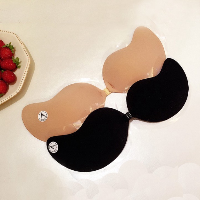 Miếng Dán Ngực Silicone Cài Trước Hình Quả Xoài Siêu BÁM- TẠO KHE- ĐẨY NGỰC nhẹ
