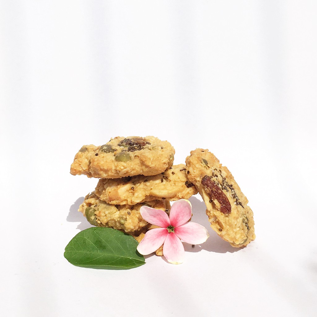 Cookies Yến mạch cao cấp - Bánh ăn kiêng 2Bros, Dành cho người ăn kiêng, người bị tiểu đường.