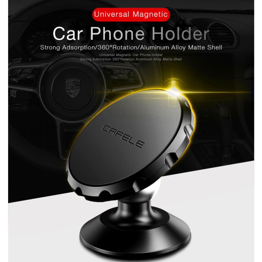 Cafele Magnetic Holder for Phone in Car Phone Holder Stand Aluminum Alloy Universal Car Mobile Phone Holder Stand