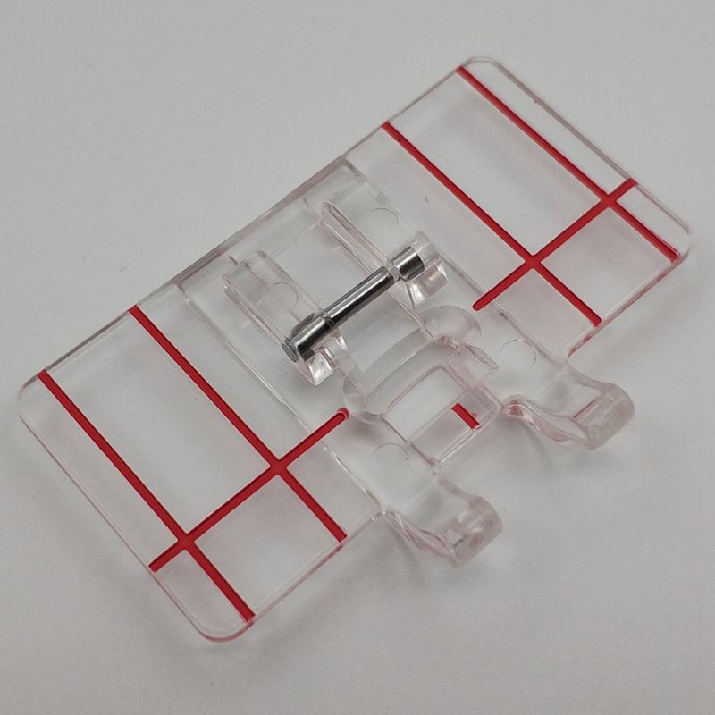 Simple Mini Clear Plastic Parallel Stitch Foot Presser For Multifunction Domestic Sewing Machine Parallel Stitch Sewing Tool