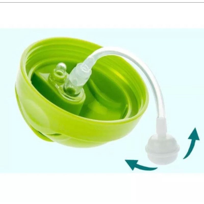 Nắp tập uống kèm ống hút silicon cho bình sữa comotomo, dùng cho cả bình 250ml và 150ml, chất liệu an toàn cho bé