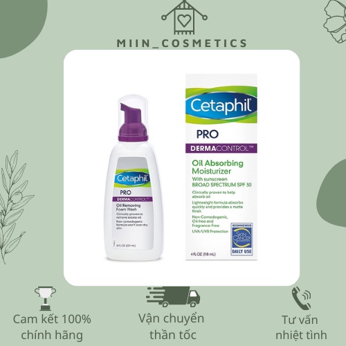 Sữa Rửa Mặt Cetaphil Pro Derma Control Oil Removing Foam Wash ( 237mL )