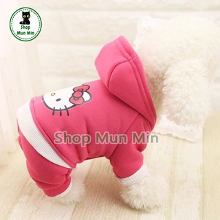 Áo nỉ 4 chân chó mèo