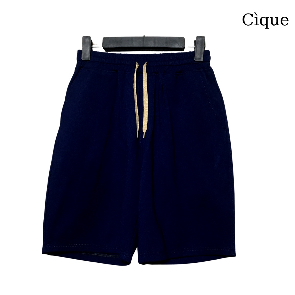 Quần short umi tím than nam nữ unisex phong cách Hàn Quốc Cìque