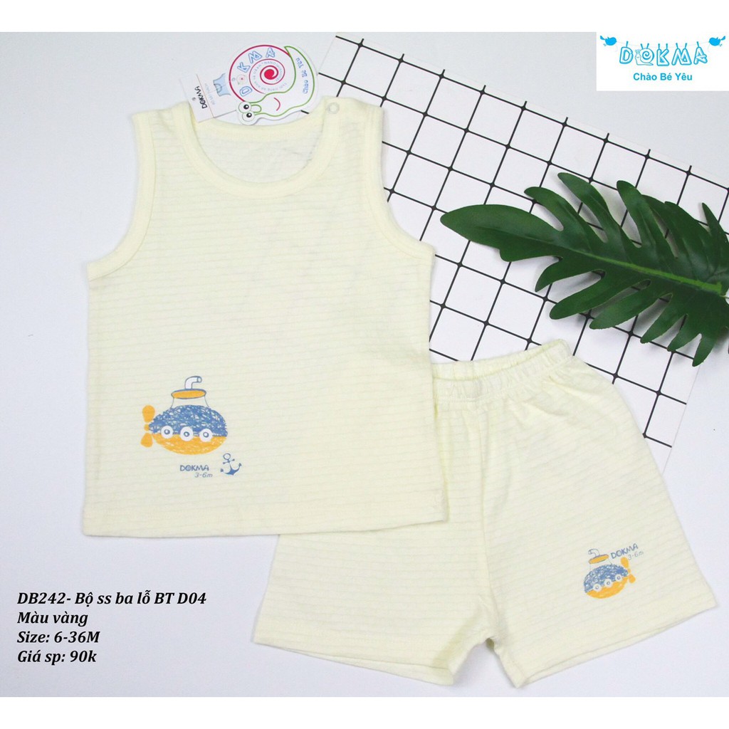 Bộ Ba Lỗ Cài Vai Dokma ( Bé 3 tháng đến 2 tuổi )