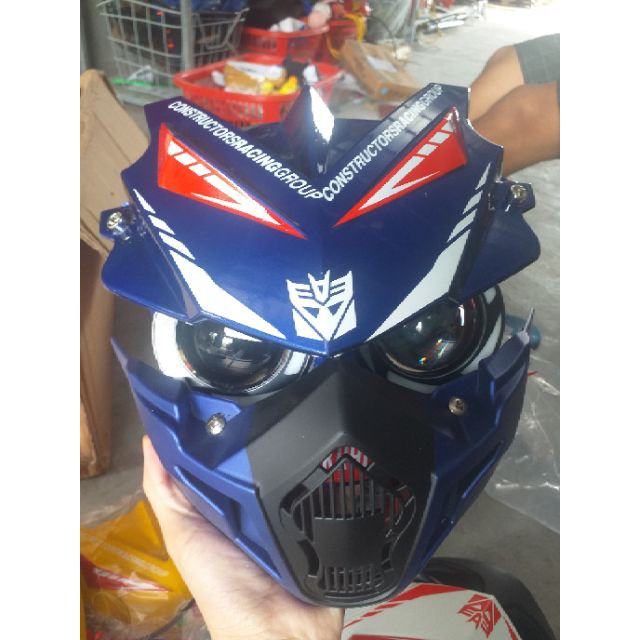 [Mã LIFEXANH03 giảm 10% đơn 500K] Mắt mèo , mắt cú , mặt nạ robot gắn mọi loại xe