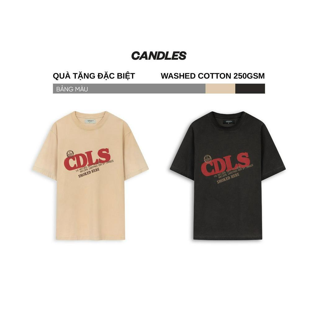 Áo phông nam nữ CANDLES BLUNT T-SHIRT hình in vintage