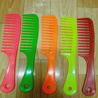 Lược thưa màu chải tóc xoăn,tóc rối (21cm)