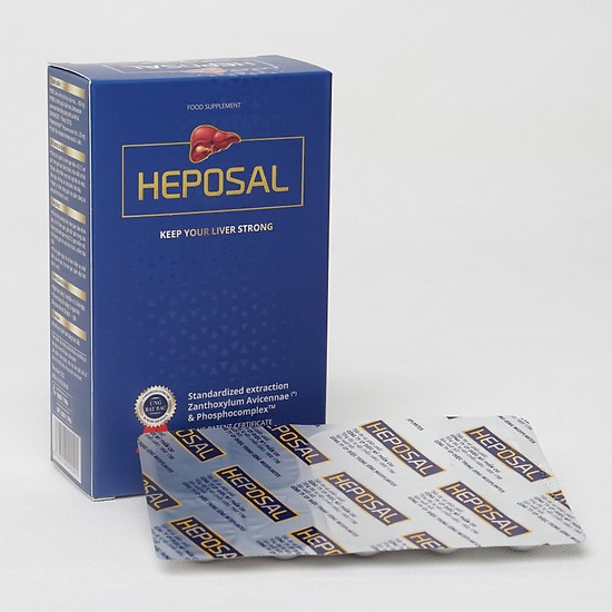 HEPOSAL - Thanh nhiệt, giải độc gan, tăng cường chức năng gan, phục hồi tổn thương gan do bia rượu và các bệnh lý về gan