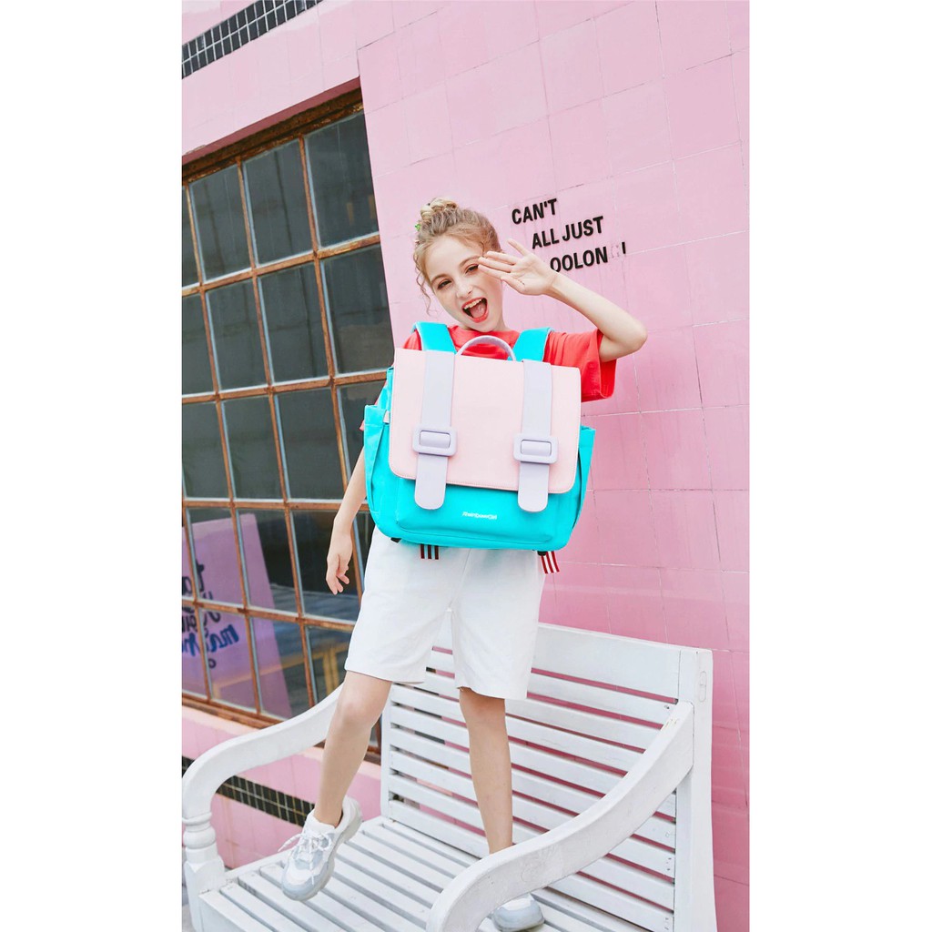 Cặp chống gù Rainbow Girl cho bé gái - Mẫu mới HOT độc lạ
