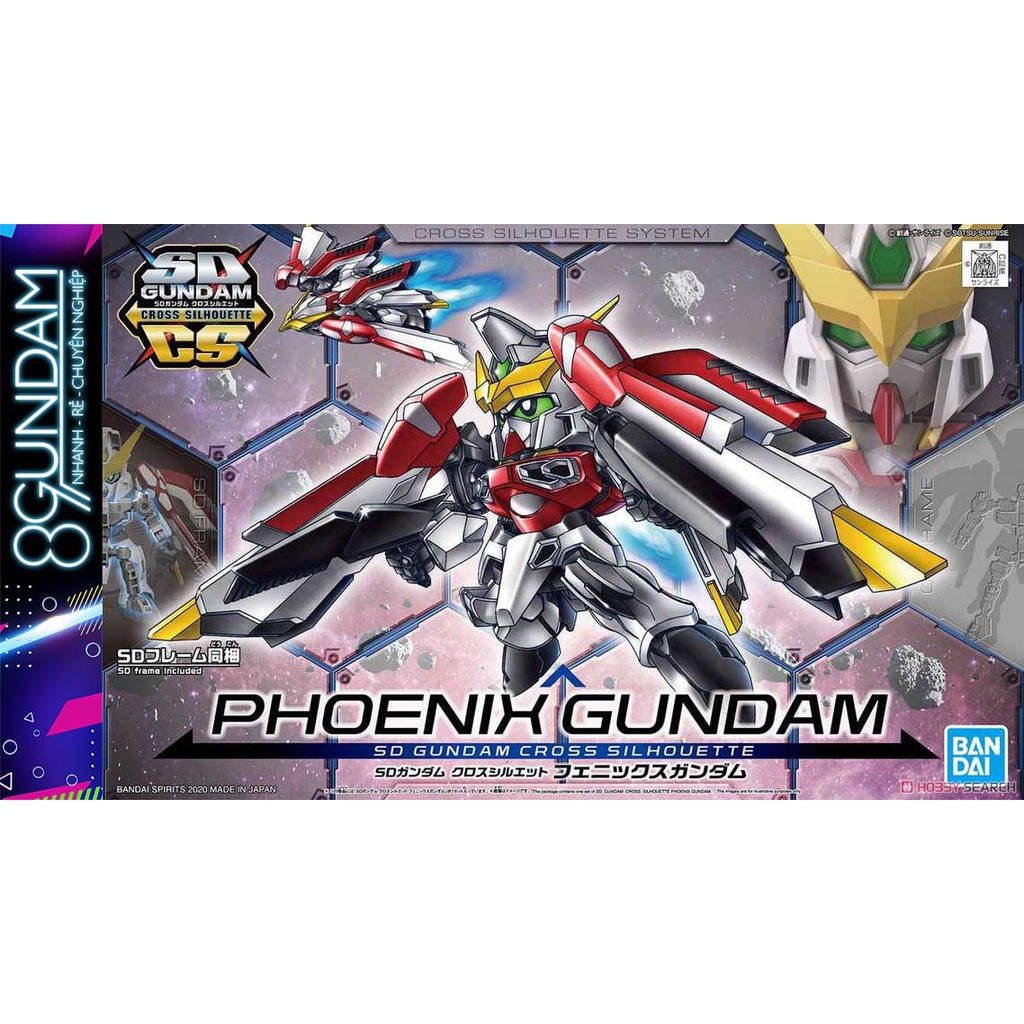 Mô Hình Lắp Ráp SD CS Phoenix Gundam (tặng kèm base clear)