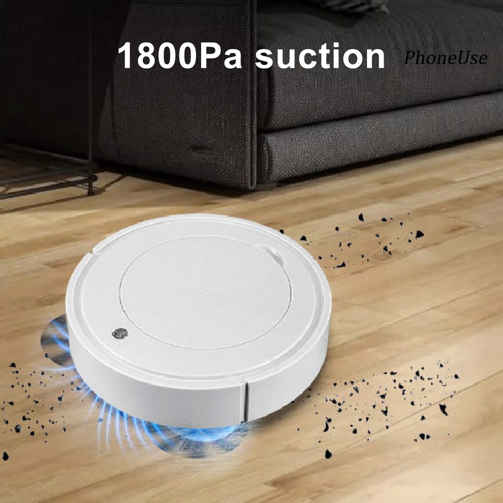 Robot quét nhà hút bụi mini cảm ứng tự động thông minh cho nhà