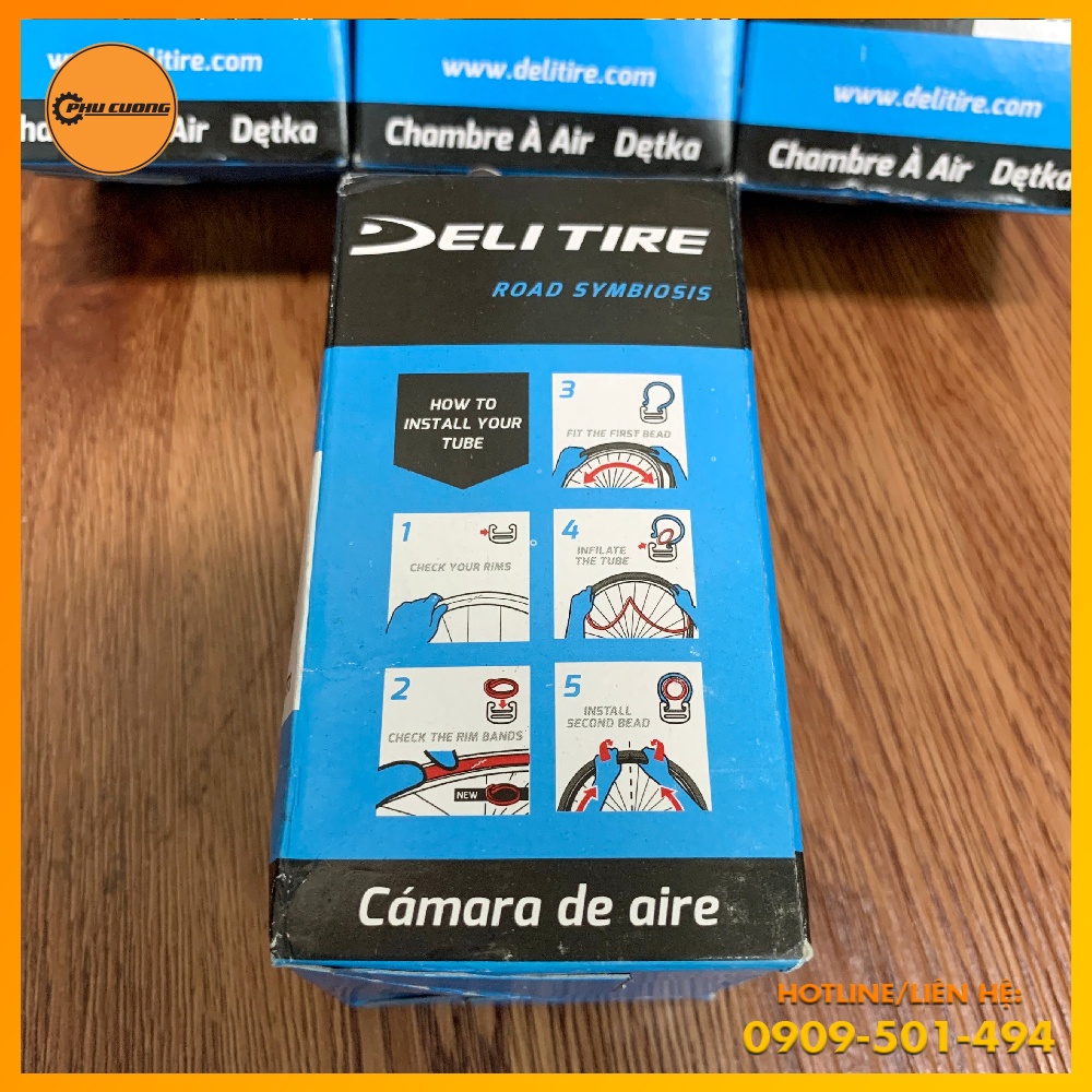 Săm Xe Đạp Trẻ Em - Ruột Xe Đạp DELI TIRE 14&quot; [ Sử Dụng Cho Vành Xe Đạp 14inch ]