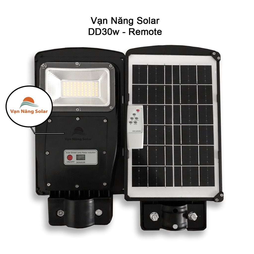 Đèn đường năng lượng mặt trời Vạn Năng Solar 30W 50W 60W 90W 100W 120W - Cam kết Giá thấp nhất thị trường