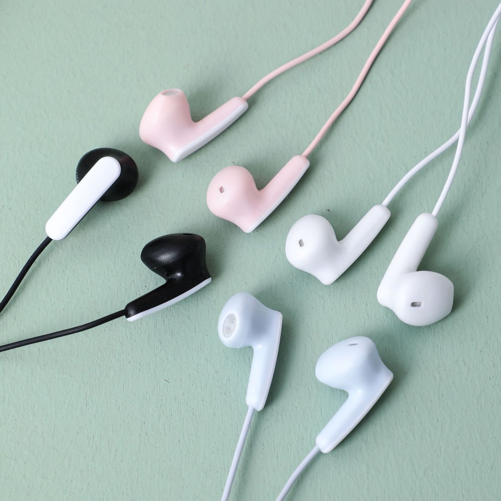 Bộ Tai Nghe Và Hộp Đựng Họa Tiết Trái Cây Cute - Có Micro Đàm Thoại - Mẫu W - MIN STORE