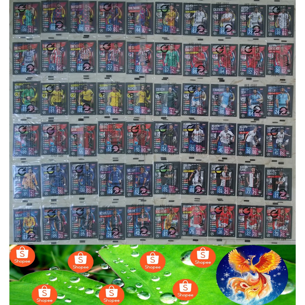 Thẻ cầu thủ nguyên seal - Poca Match Attax 19/20
