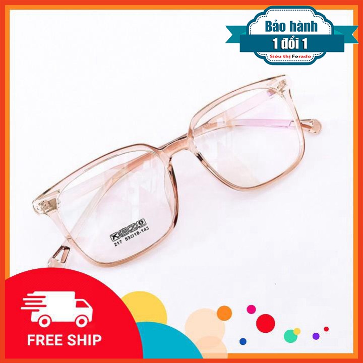 [Gía siêu rẻ] Gọng Kính 217 Loạn Viễn đã đeo là XINH -Nhận Cắt Mắt-Tặng kèm hộp+khăn+Chai nước lau kính