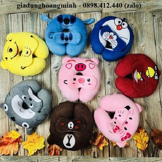gối kê cổ có bịt mắt - gối kê cổ