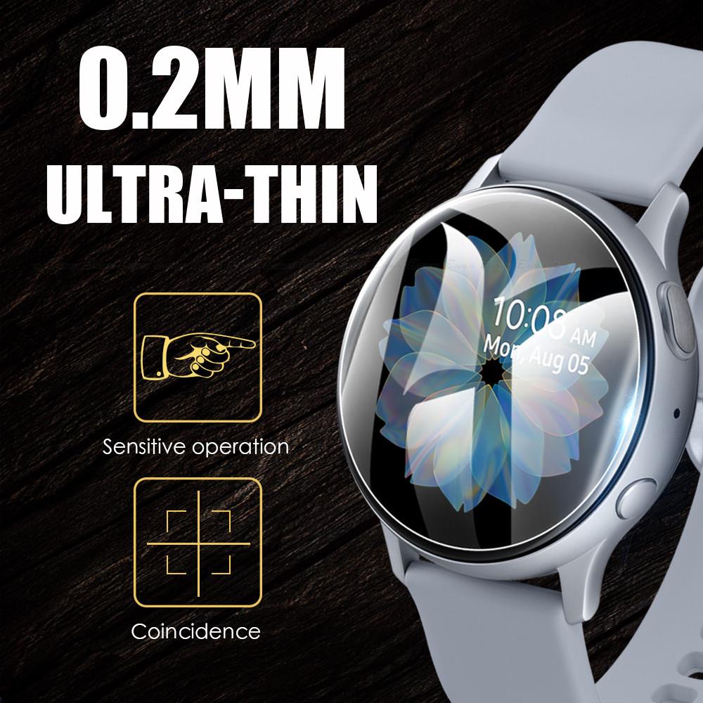 Miếng Dán Hydrogel Mềm HD Trong Suốt Bảo Vệ Màn Hình Đồng Hồ Thông Minh Galaxy Watch4 Watch Active2 40mm 44mm