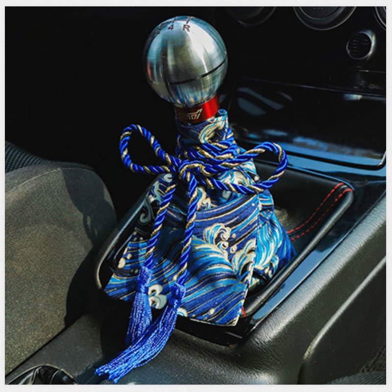 Vỏ Bọc Núm Gạt Cần Số Tự Động Thông Dụng Cho Xe Hơi 1chiếc Nhật Bản phong cách Samurai Xe hơi Núm Núm JDM Auto Stick Shifter Lever Protector Phụ tùng thay thế Phụ kiện nội thất ô tô