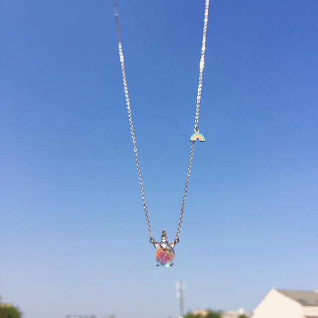 Dây chuyền Bạc Unicorn 🦄 🌈