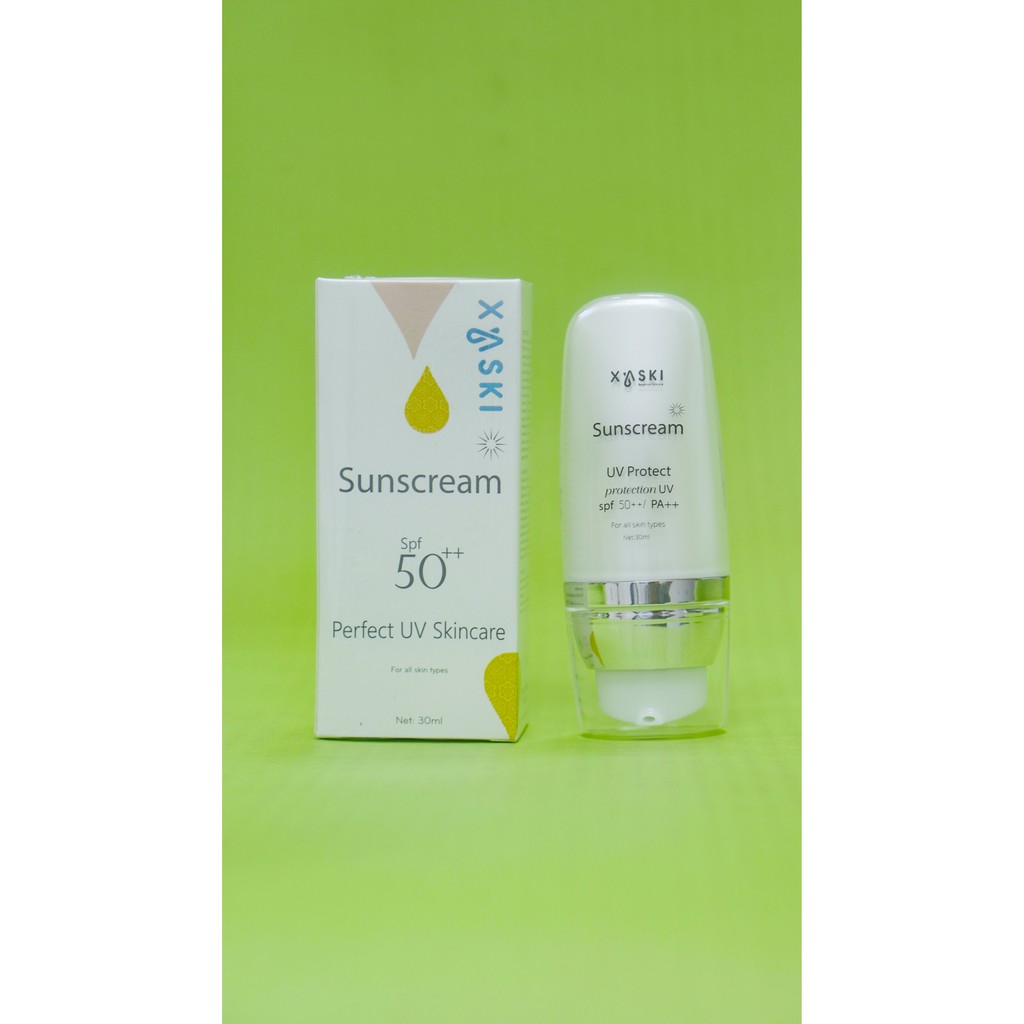 ❤️❤️ FREESHIP ❤️❤️ Kem Chống Nắng Bảo Vệ Và Dưỡng Trắng Da Toàn Thân XASKI SPF 50++ Không Gây Nhờn Rít Số 1 Nhật Bản