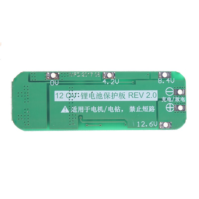 Bảng Mạch Sạc Pin Lithium 18650 Cc 3s 20a Pcb Bms 12.6vmodule