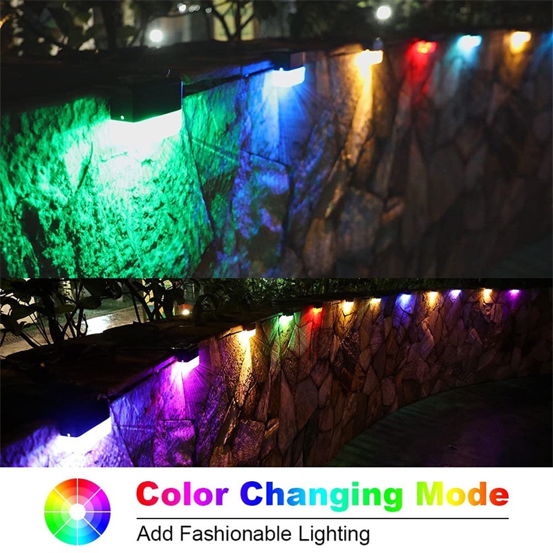 1 Đèn LED Năng Lượng Mặt Trời Chống Thấm Nước Gắn Tường Trang Trí