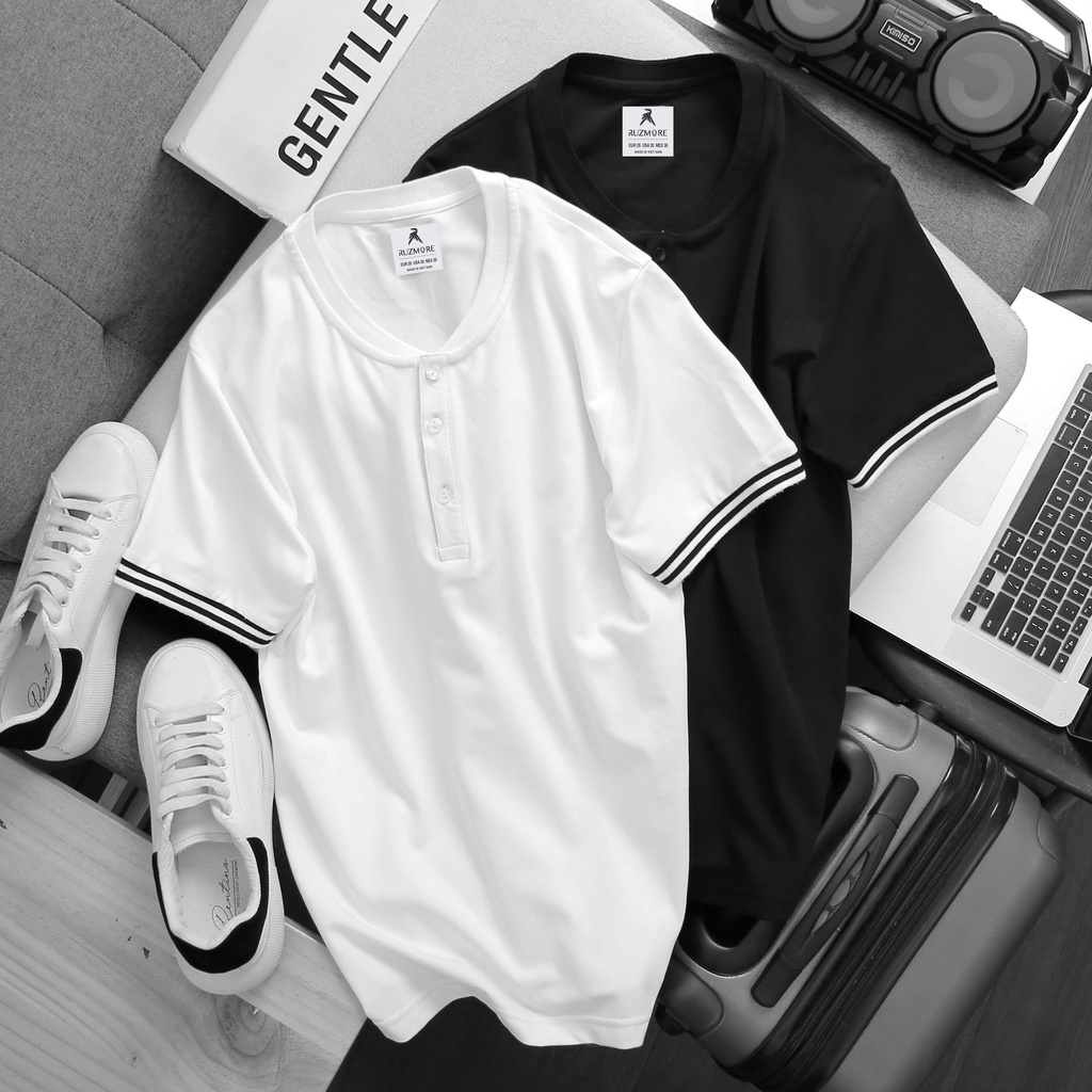 Áo Thun Nam Cổ Trụ Đẹp, Áo Phông Nam Có Cổ Đẹp Cao Cấp Hàng Hiệu Chính Hãng Phong Cách Hàn Quốc Vải Cá Sấu | BigBuy360 - bigbuy360.vn