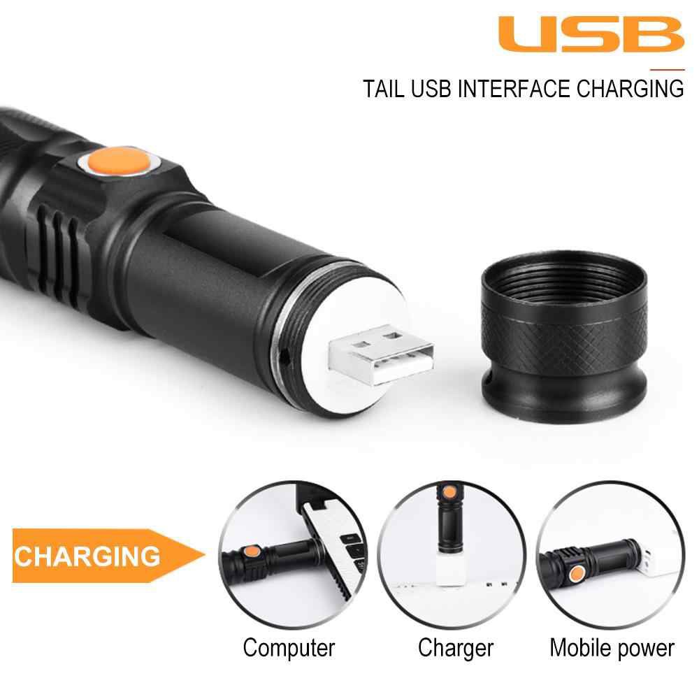 Đèn Pin Siêu Sáng Bóng Led Cổng USB 515