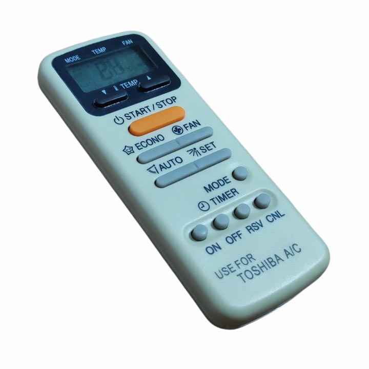 điều khiển điều hoà toshiba remote máy lạnh toshiba WC-E1NE( tặng cặp pin)