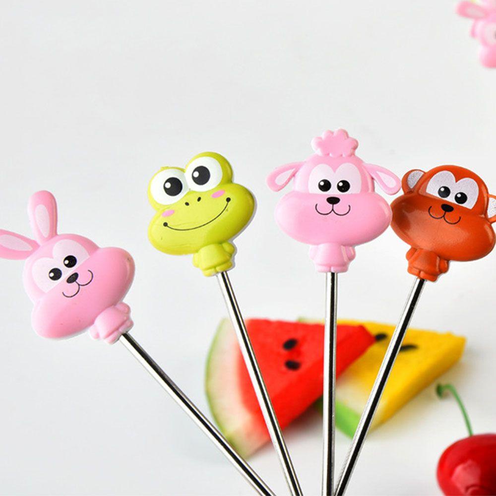 Nĩa Ăn Trái Cây Bằng Thép Không Gỉ Có Thể Tái Sử Dụng