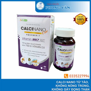 CANXI NANO TỪ TẢO AQUAMINF MK7 HỘP 50V