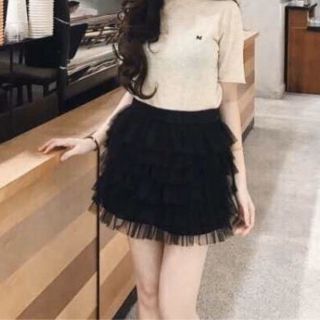 CHÂN VÁY LƯỚI LƯNG THUN FORM 55 KG TRỞ LẠI