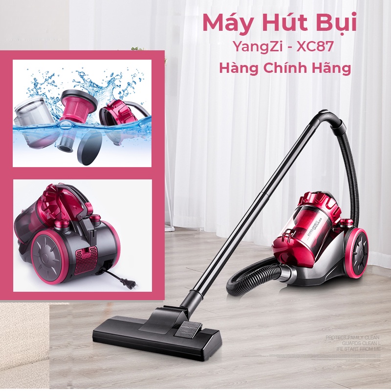 Máy hút bụi công suất lớn Yangzi XC87 chính hãng công suất 1400W tặng 9 đầu hút